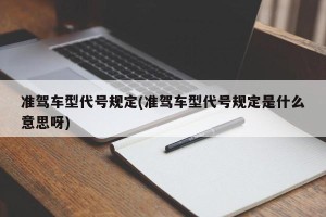 准驾车型代号规定(准驾车型代号规定是什么意思呀)